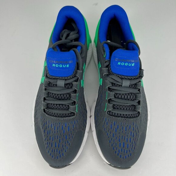Under Armour Kids 3022868-100 Gray Charged Rogue 2 Size 5Y Running Shoes - Picture 4 of 9